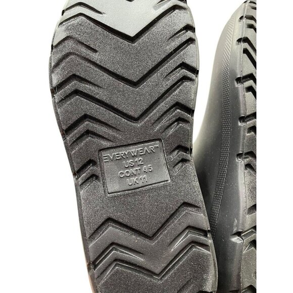 NEW Totes Men's 12 Black Chelsea Ankle Rain Boots with Everywear Technology - Picture 11 of 13